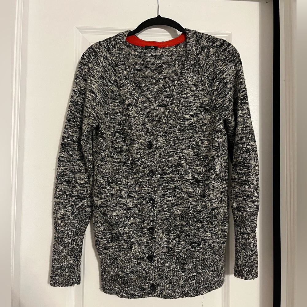 Black & White JCrew Cardigan PERFECT CONDITION
